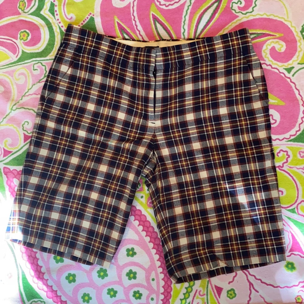 J CREW Plaid Bermuda shorts